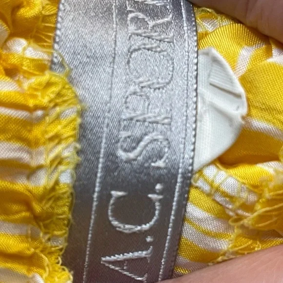 Giorgio Styled Yellow Striped Women’s Pants - Picture 5 of 7